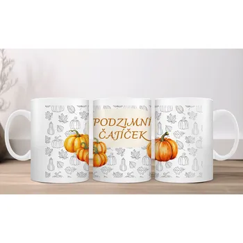 Hrnek 330ml, PODZIMNÍ ČAJÍČEK, cena za 1 ks