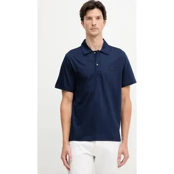 Pánské tričko Bavlněné polo tričko Lacoste DH5928 námořnická modř 59X, vel. M