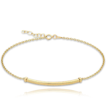 Náramek Olivie MINET Zlatý náramek s tyčkou Au 585/1000