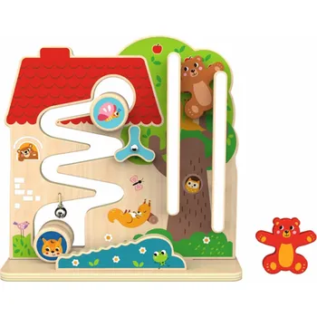 Dřevěná hračka BABU - Labyrint 2 v 1