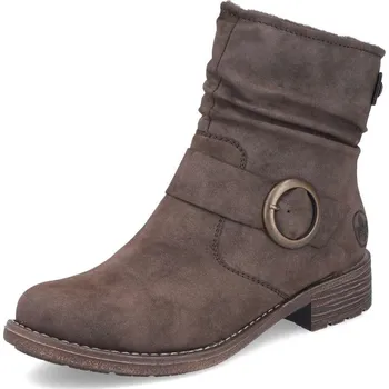 Dámské kozačky Dámská kotníková obuv RIEKER 79454-25 hnědá W5 41