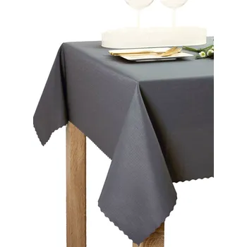 ubrus Teflonový jednobarevný ubrus - Grafit O 120