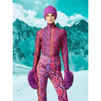 Dámské oblečení Dámská mikina Goldbergh Fiesta Snake Pink