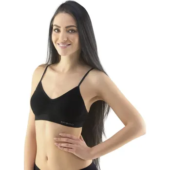 Podprsenka Dámský top s úzkými ramínky Eco Bamboo - béžová - M/L