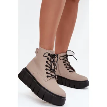 Dámská zimní obuv Boty na široké podrážce model 216833 Step in style 40