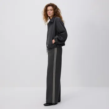 Reserved - Kalhoty s&nbsp;postranními pruhy - tmavě šedá - 590HJ-90M - 590HJ-90M-XL