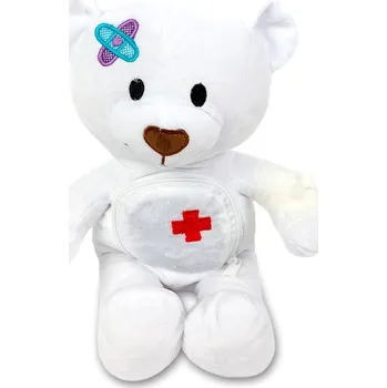 plyšák Sleepwell Medvěd doktor 40 cm bílá