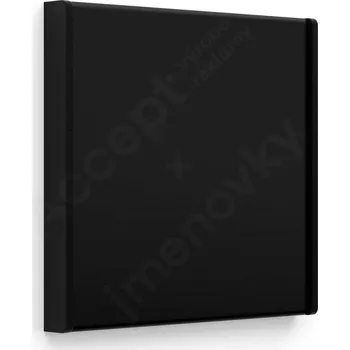 Informační tabulka Černá dveřní tabulka&nbsp;ACS&nbsp;o velikosti&nbsp;93 x 93 mm&nbsp;s&nbsp;nezásuvným systémem