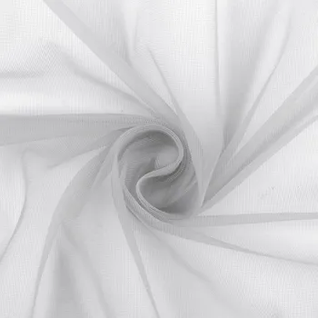 Pro Háčkování Šifón světle šedý 1,5 m