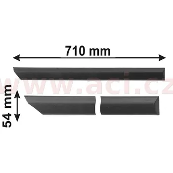 Lišta karosérie boční obložení zadních dveří černé 5dv. GL, P