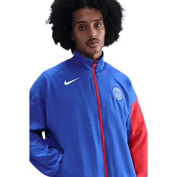 Pánská casual bunda Pánská fotbalová bunda Nike PSG 25/26 Strike Total 90 modrá