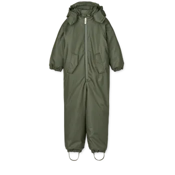 Kojenecký overall Liewood Dětský overal Maddy Hunter green Velikost oblečení: 80