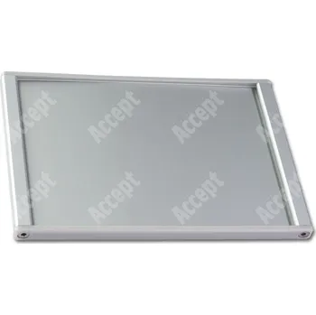 Informační tabulka Stříbrná dveřní tabulka Klassik Plus 162 o velikosti&nbsp;105 x 162 mm