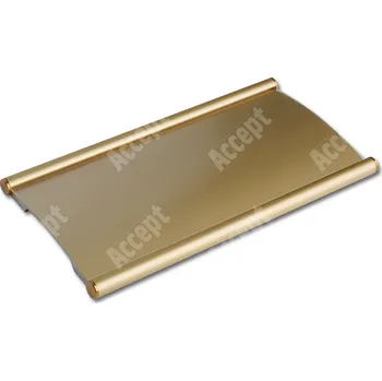 Informační tabulka Zlatá dveřní tabulka Plato 090&nbsp;o velikosti&nbsp;187 x 90 mm