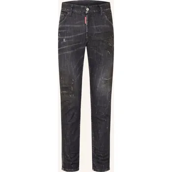 Pánské džíny dsquared2 Pánské Džíny Skater Slim Fit, 900 black, 40