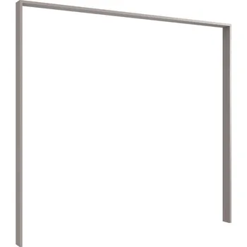 Šatní skříň Paspartový rám k šatní skříni Tilburg, 228 cm, šedá sahara