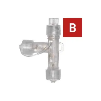 Vánoční dekorace Rozbočovač T pro spojovací řetězy Standard transparentní, venkovní i vnitřní