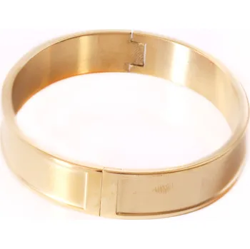 Materiál na výrobu šperku Základ pro náramek zlatý 62x10mm - 1Ks