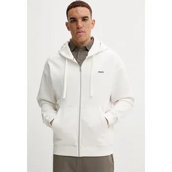 Pánská mikina Bavlněná mikina HUGO Dapozip 50548651 bílá 00E, vel. XXL