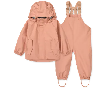 Pláštěnka Liewood Dětský set do deště Manu Tuscany rose Velikost oblečení: 92