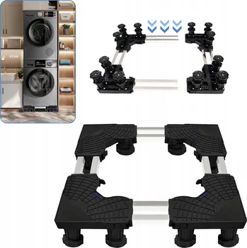 PODSTAVEC POD PRAČKU LEDNIČKU ANTIVIBRAČNÍ NASTAVITELNÝ 12 NOHOU