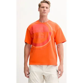 Pánské tričko Bavlněné tričko Napapijri S-Tusco NP0A4IEEA001 oranžová 22X, vel. M