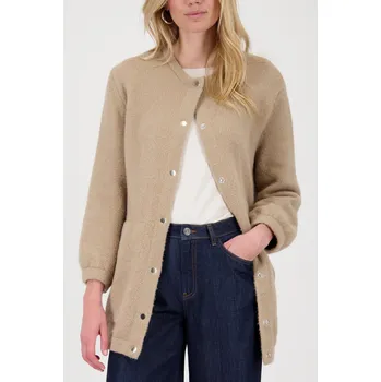 Dámská mikina Svetr Monari 9014 béžový prodloužený carrdigan Velikost: 38