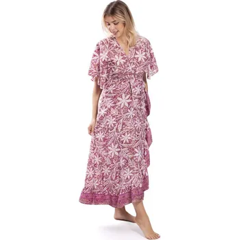 Dámské šaty Dámské šaty dlouhé MAYA růžové II.