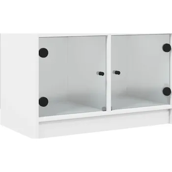 Televizní stolek TV stolek bílý 68x37x42 cm, dřevotříska