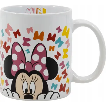 STOR Keramický hrnek Minnie Mouse So Edgy Bows 325 ml