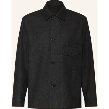 Pánská košile Lemaire Pánská Svrchní Košile, tmavě šedá, 52