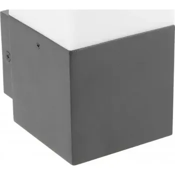 Venkovní osvětlení Venkovní nástěnné svítidlo GTV šedé E27 15 W