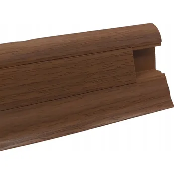 Podlahová lišta Koncovka levá DOPRODEJ: Soklová podlahová lišta SLK50 W174 Doussie