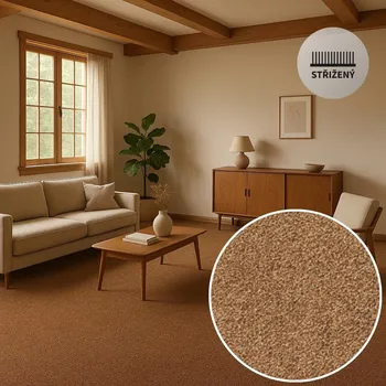 Koberec Metrážový koberec JAVA 94 Označení šíře role: 4 m