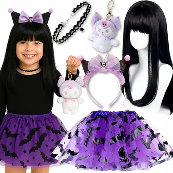 Karnevalový kostým KOSTÝM PŘEVLEK KUROMI KRÁLÍK KRÁLÍČEK SUKNĚ TUTU HALLOWEEN 98 116