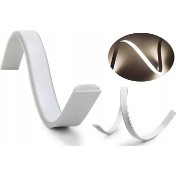 LED páska Flexibilní ohebný profil pro LED COB pásky, pro oblouky a kruhy, hliníkový + kryt