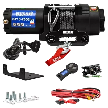 lanový naviják Naviják elektrický BST S 4500 LBS 12V, syntetické lano