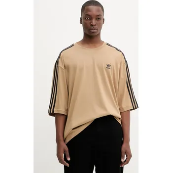 Bavlněné tričko adidas Originals Oversize Tee JY1397 zelená 19X, vel. S