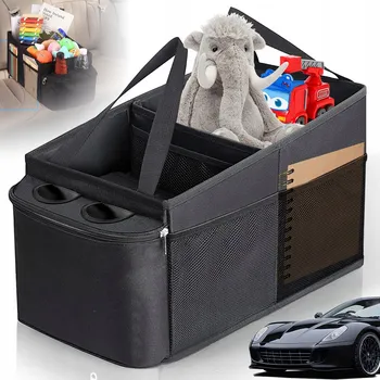 Organizér do auta ORGANIZÉR DO AUTA DO KUFRU SKLÁDACÍ TAŠKA 2 KOMORY