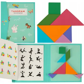 ostatní stavebnice Tangram - magnetická knížka