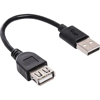 Kabel USB A-A 15cm AK-USB-23