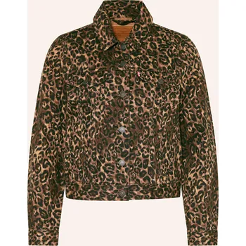 Levi's® Dámská Džínová Bunda, hnědá / černá / béžová, 34