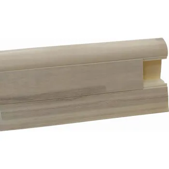 Podlahová lišta Koncovka pravá Lišta PVC obvodová SLK50 W173 Woodstock weis
