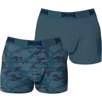 Sada pánského spodního prádla Lonsdale boxerky 2ks modré maskáčové Velikost: M