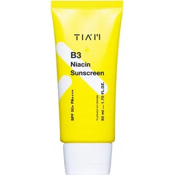 Přípravek na opalování TIAM Sluneční krém B3 Niacin SPF50+ s Vitamínem B3 50 ml