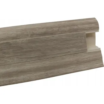 Podlahová lišta Koncovka pravá Lišta PVC obvodová SLK50 W463 Dub masala