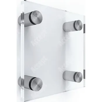 Informační tabulka Dveřní tabulka Clear CL4 (100 x 100 mm) - rozměr 100 x 100 mm