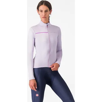 cyklistický dres Cyklistický dres CASTELLI SINERGIA 2 JERSEY FZ W - purple mist/purple dew L
