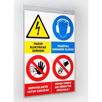 Informační tabulka Plexi kapsa A3 na výšku - rozměr 305 x 445 mm