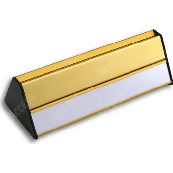 Jmenovka na stůl Stolní jmenovka ACS (kombinovaný systém, 187x62mm) - zlatá jmenovka